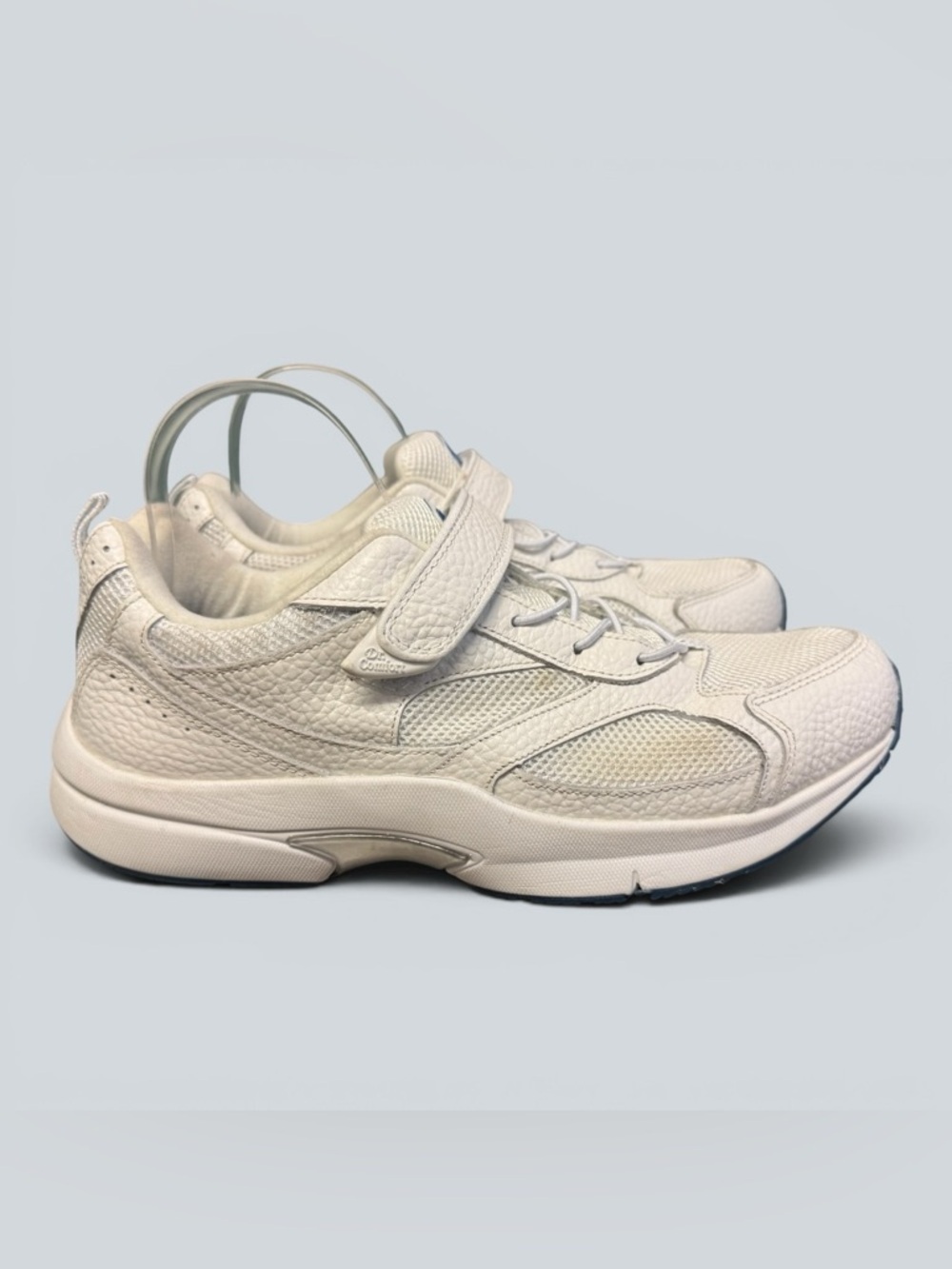Dr. Comfort Men's Athletic Endurance Shoes Easy Close White Size 12W